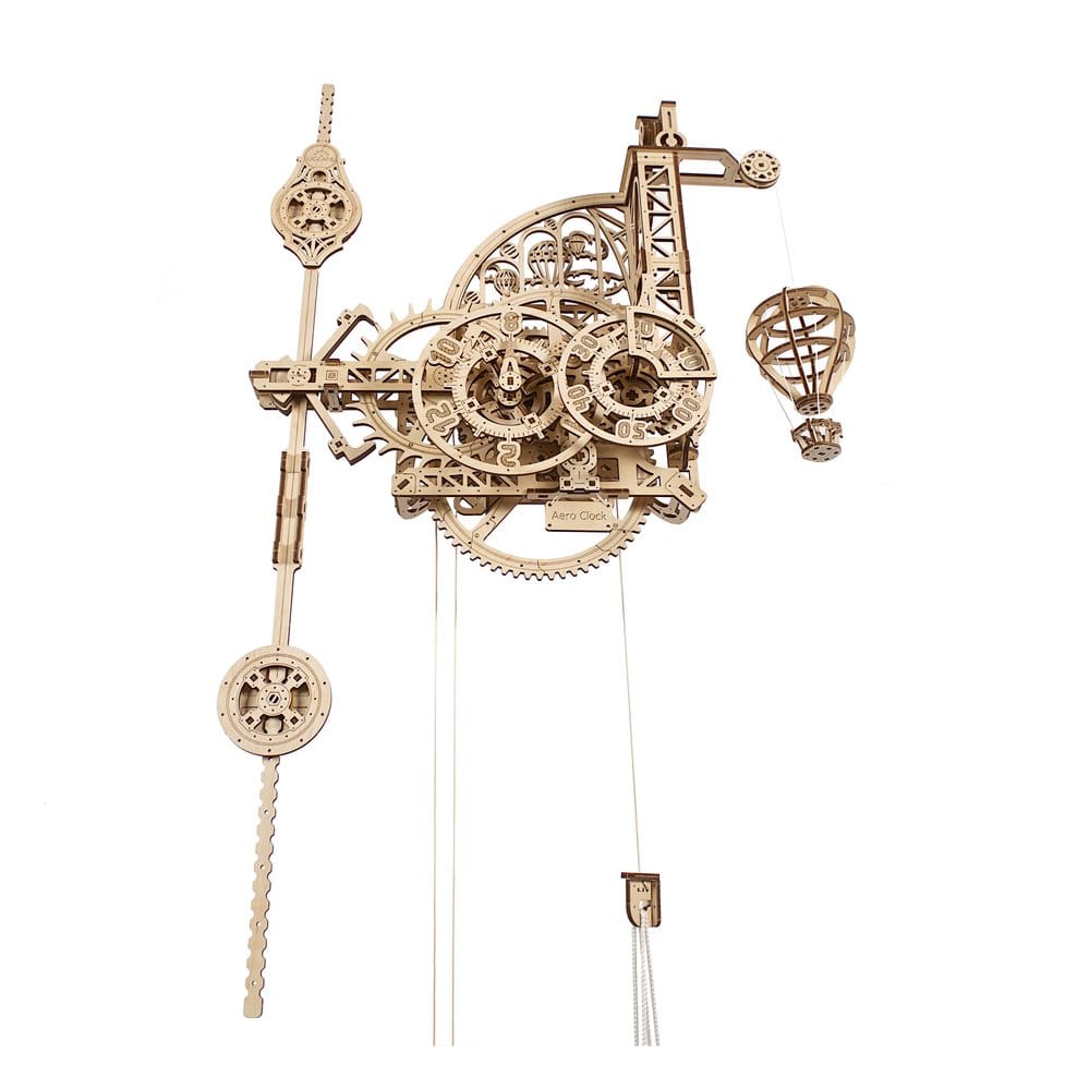 Ugears 3D Wooden Puzzle Aero Clock