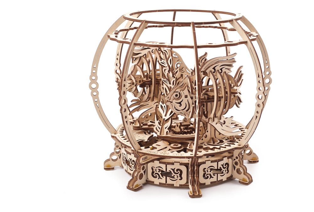Ugears 3D Wooden Puzzle Mechanical Aquarium