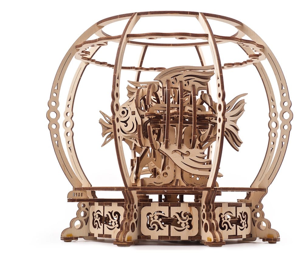 Ugears 3D Wooden Puzzle Mechanical Aquarium