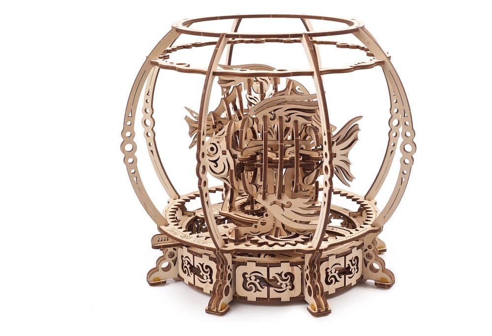 Ugears 3D Wooden Puzzle Mechanical Aquarium