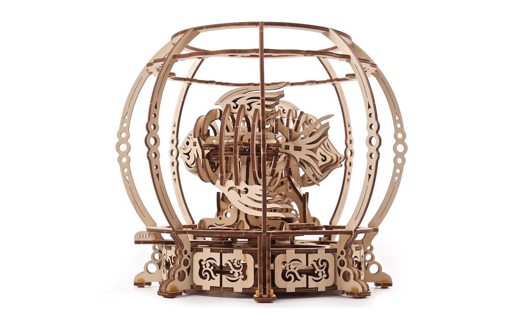 Ugears 3D Wooden Puzzle Mechanical Aquarium