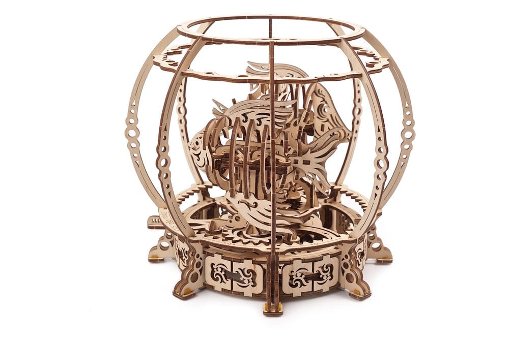 Ugears 3D Wooden Puzzle Mechanical Aquarium
