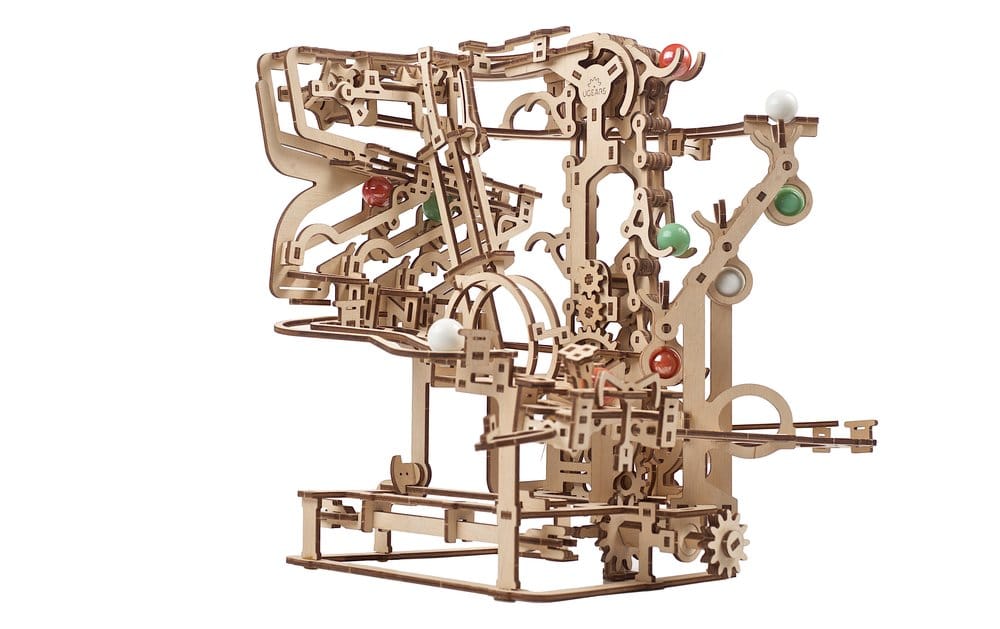 Ugears 3D Wooden Puzzle Marble Run Chain Hoist