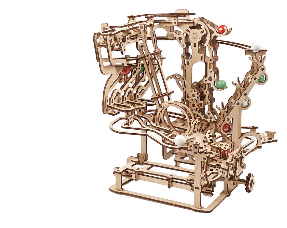 Ugears 3D Wooden Puzzle Marble Run Chain Hoist