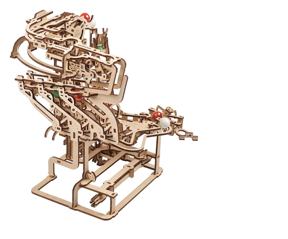 Ugears 3D Wooden Puzzle Marble Run Chain Hoist