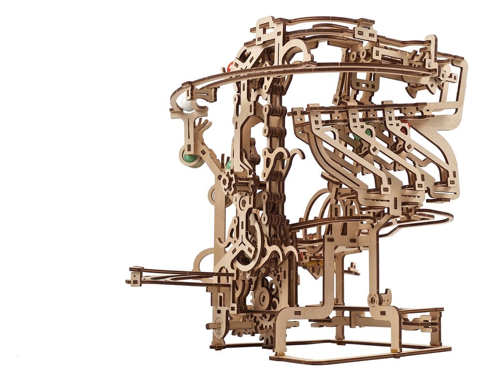 Ugears 3D Wooden Puzzle Marble Run Chain Hoist