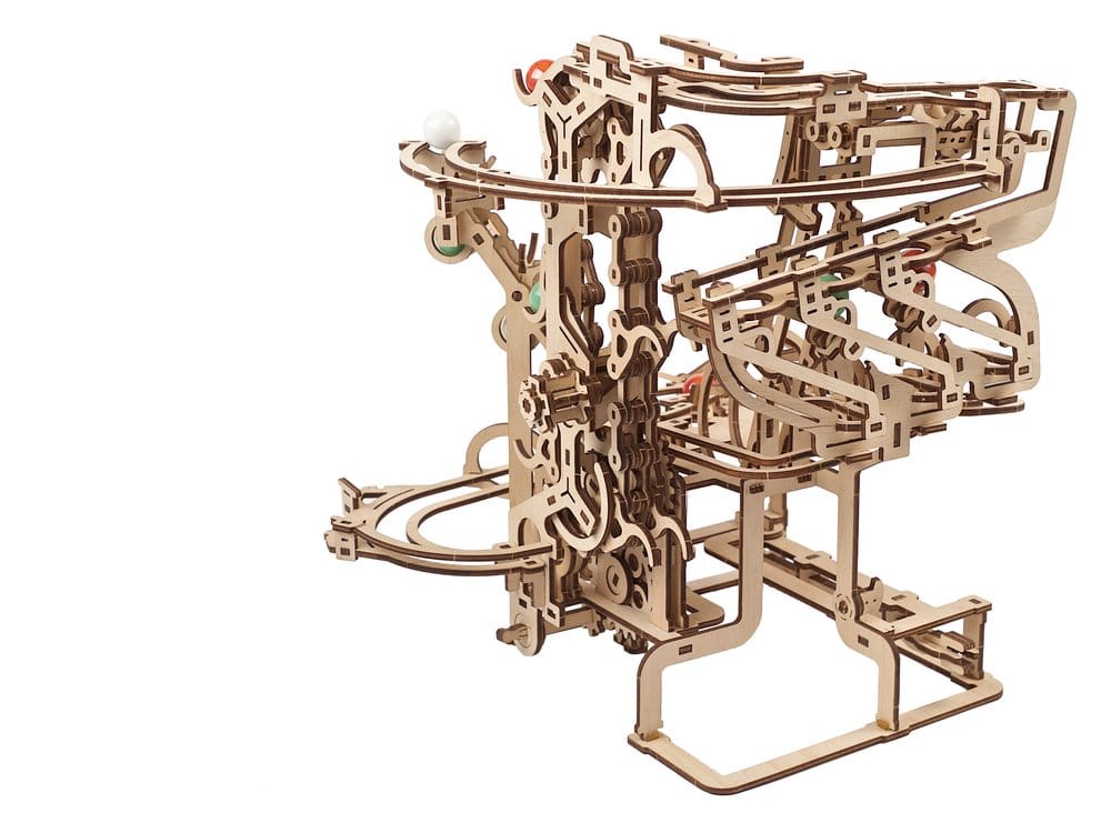 Ugears 3D Wooden Puzzle Marble Run Chain Hoist