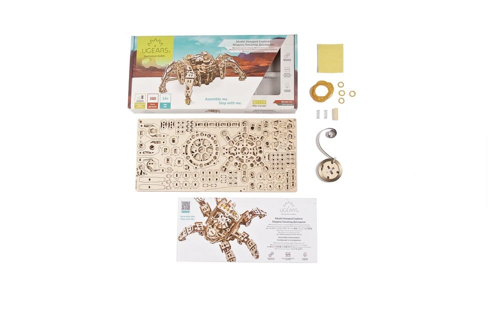 Ugears 3D Wooden Puzzle Hexapod Explorer