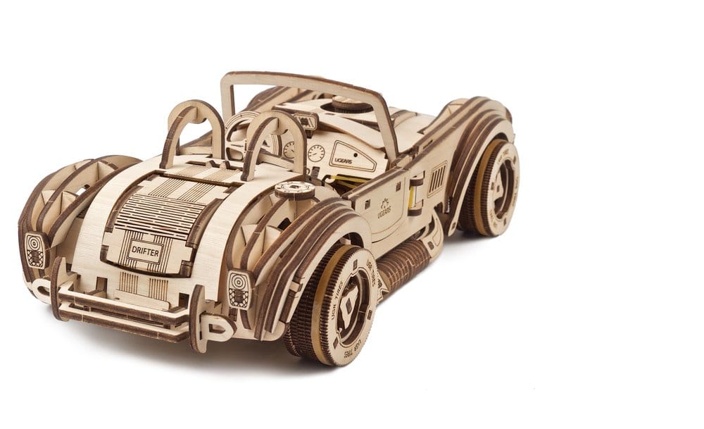 Ugears 3D Wooden Puzzle Drift Cobra Racing Car