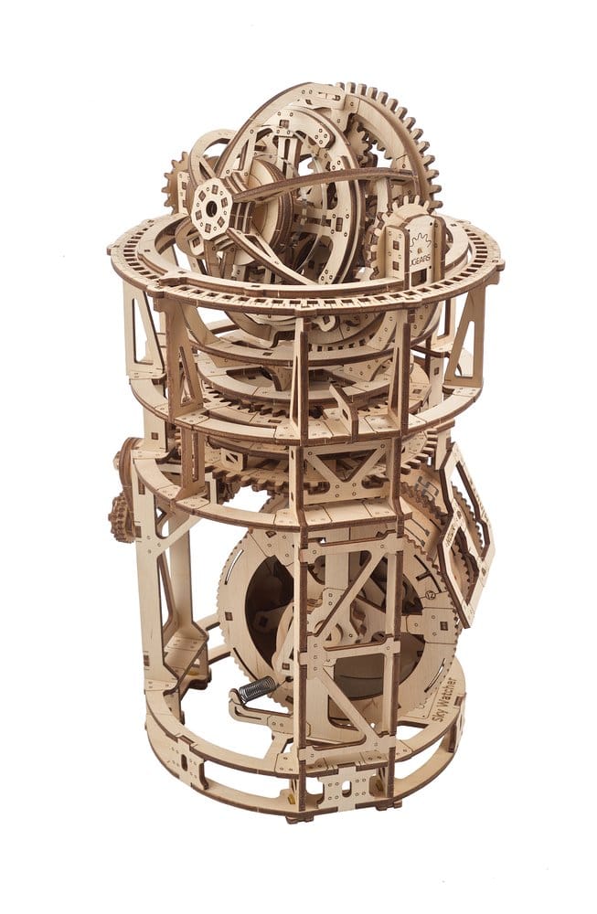 Ugears 3D Wooden Puzzle Sky Watcher Tourbillon Table Clock