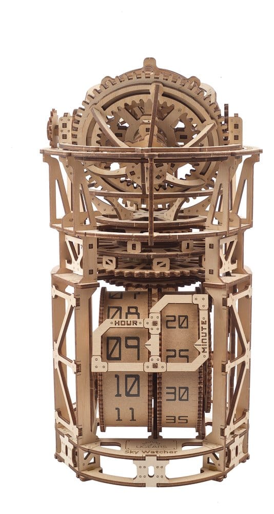 Ugears 3D Wooden Puzzle Sky Watcher Tourbillon Table Clock