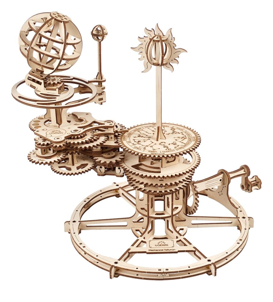 Ugears 3D Wooden Puzzle Mechanical Tellurion
