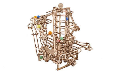 Ugears 3D Wooden Puzzle Marble Run Spiral Hoist