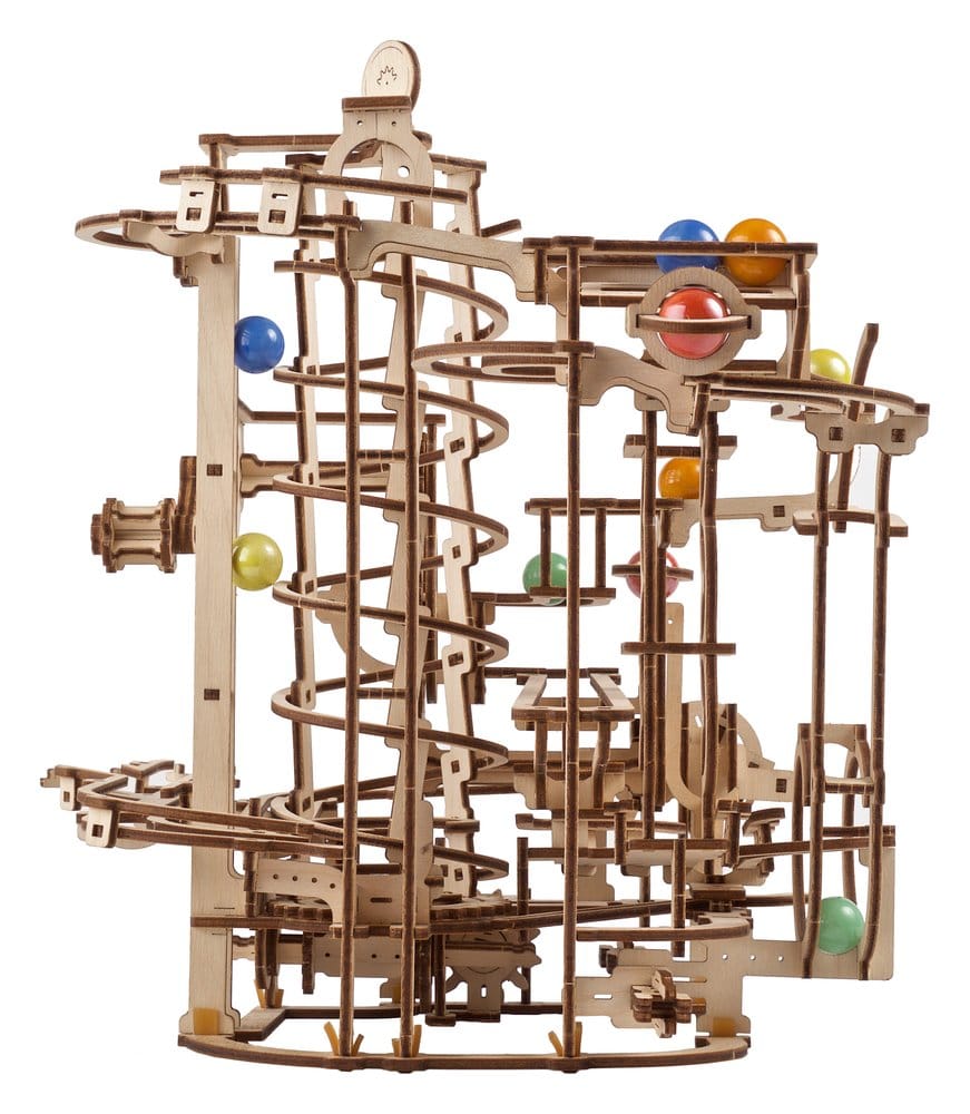 Ugears 3D Wooden Puzzle Marble Run Spiral Hoist