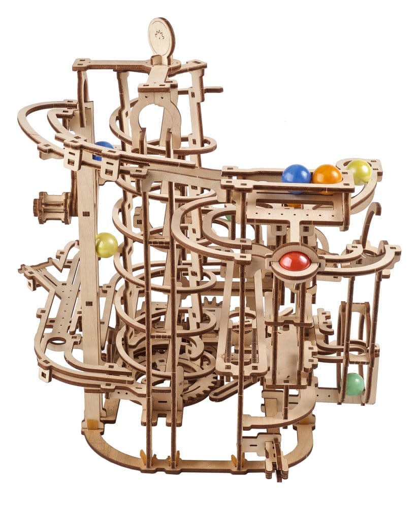 Ugears 3D Wooden Puzzle Marble Run Spiral Hoist