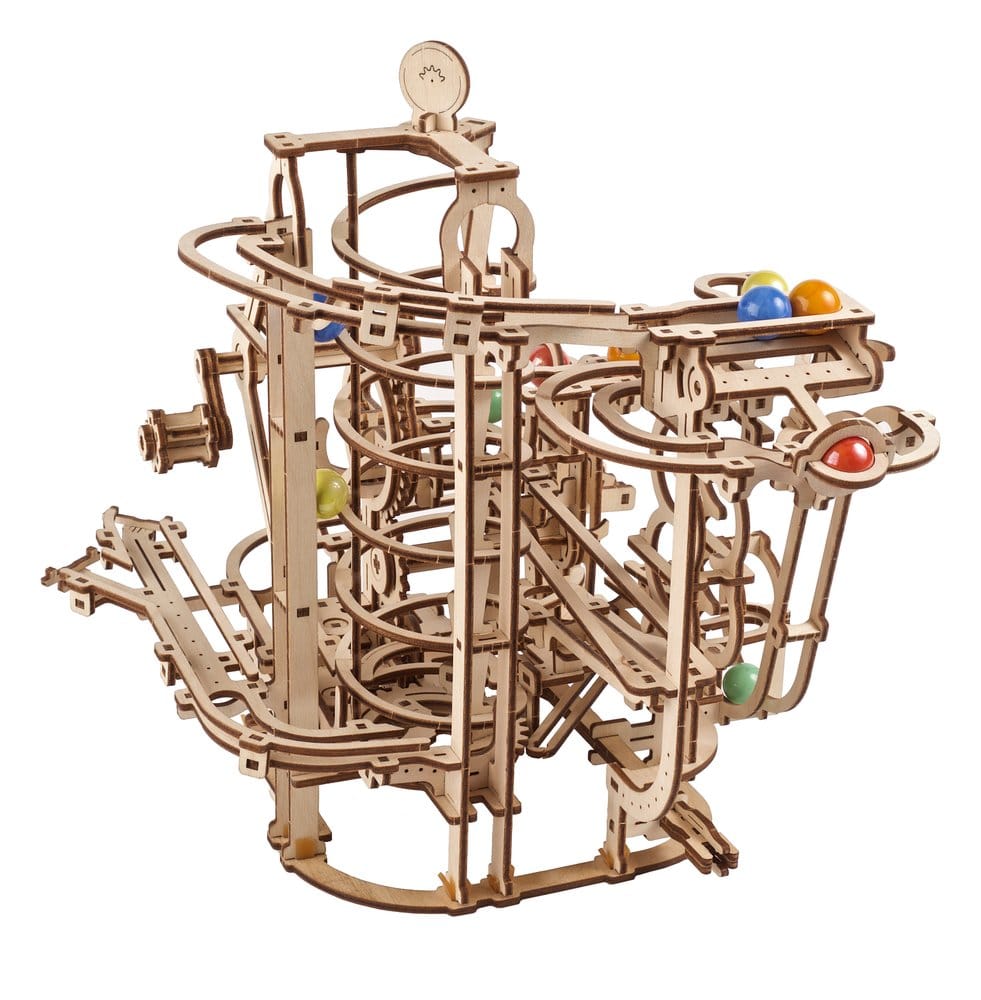 Ugears 3D Wooden Puzzle Marble Run Spiral Hoist