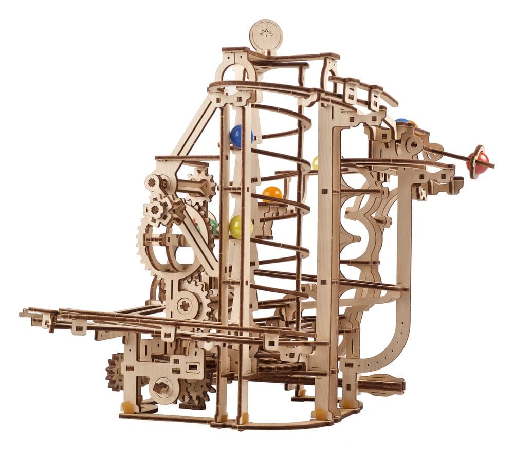 Ugears 3D Wooden Puzzle Marble Run Spiral Hoist