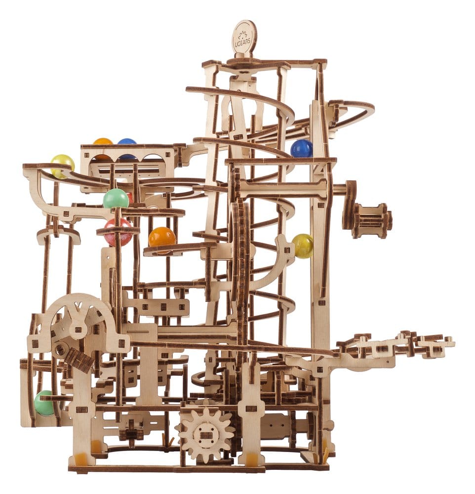 Ugears 3D Wooden Puzzle Marble Run Spiral Hoist