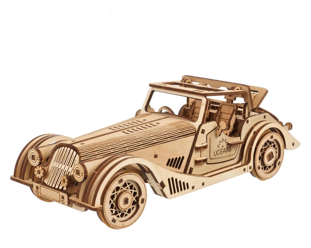 Ugears 3D Wooden Puzzle Sports Car Rapid Mouse