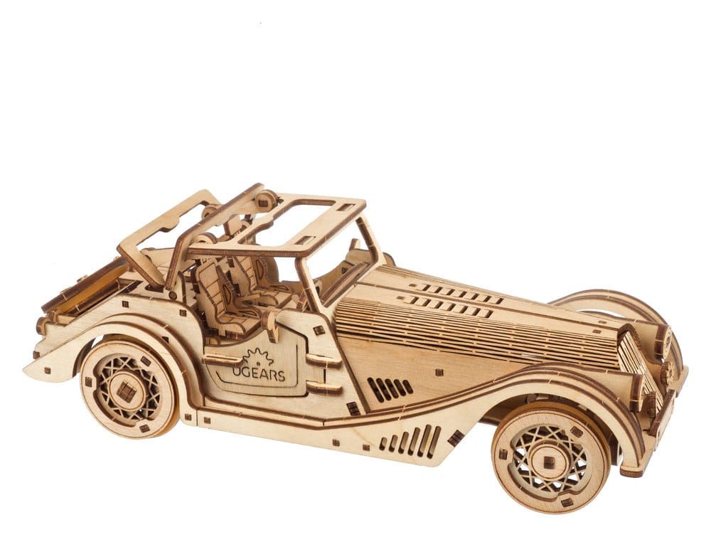 Ugears 3D Wooden Puzzle Sports Car Rapid Mouse