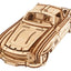 Ugears 3D Wooden Puzzle Winged Sports Coupe