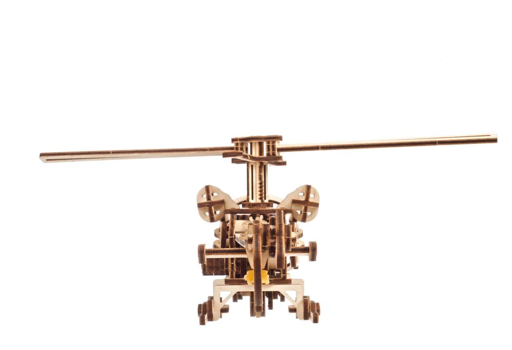 Ugears 3D Wooden Puzzle Mini Helicopter