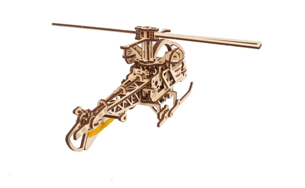 Ugears 3D Wooden Puzzle Mini Helicopter