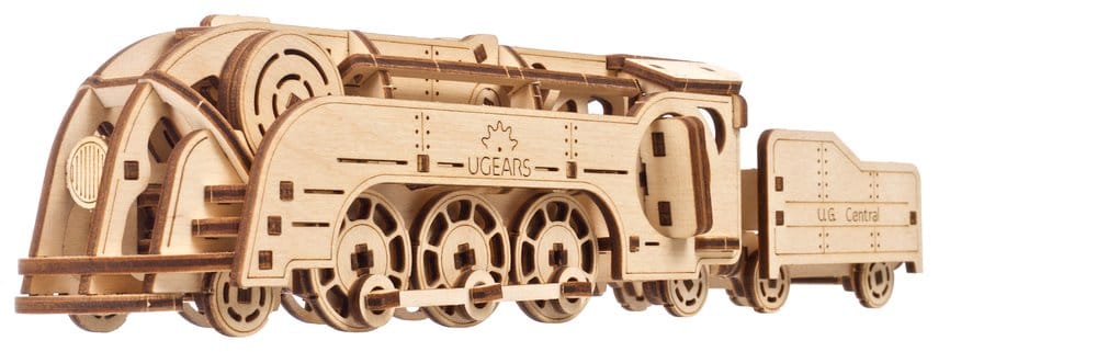 Ugears 3D Wooden Puzzle Mini Locomotive
