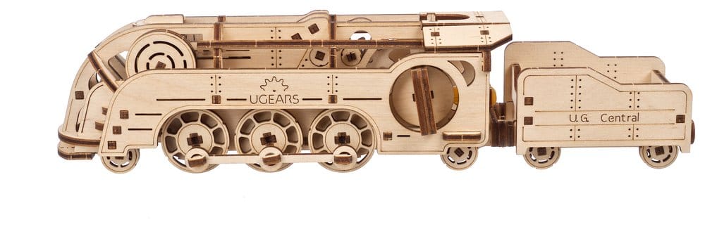 Ugears 3D Wooden Puzzle Mini Locomotive
