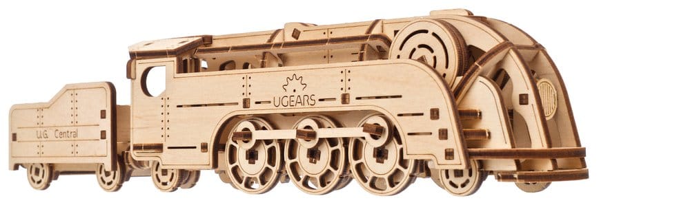 Ugears 3D Wooden Puzzle Mini Locomotive