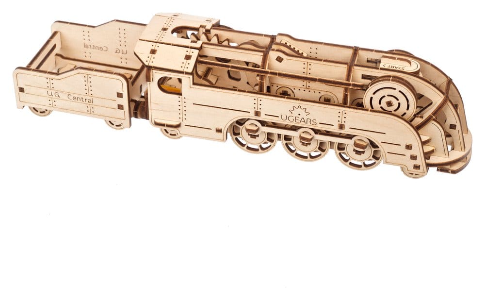 Ugears 3D Wooden Puzzle Mini Locomotive