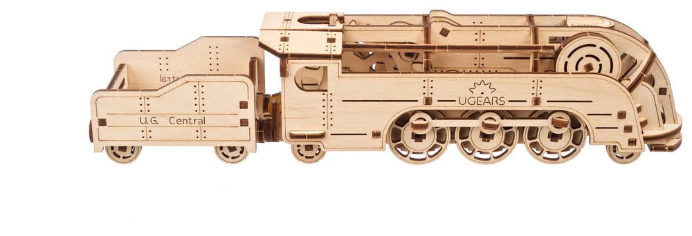 Ugears 3D Wooden Puzzle Mini Locomotive