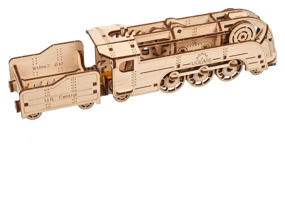Ugears 3D Wooden Puzzle Mini Locomotive
