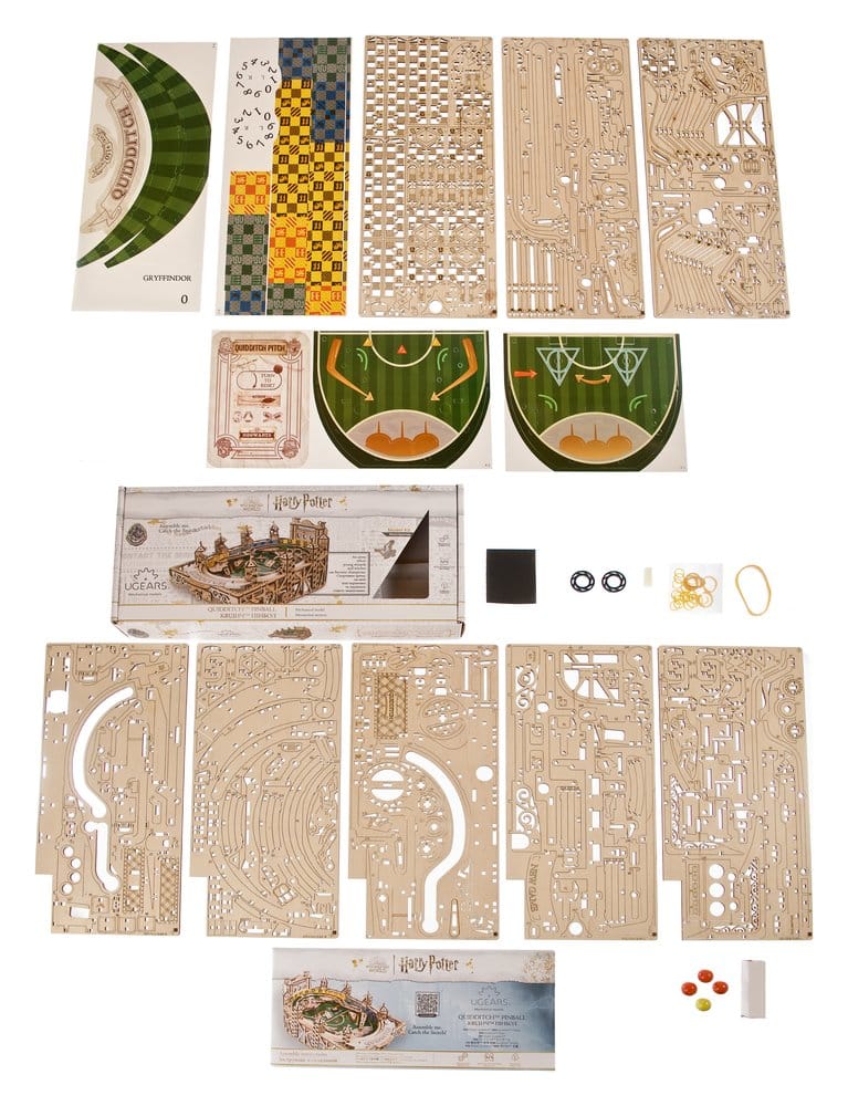 Harry Potter 3D Wooden Puzzle Quidditch Pinball