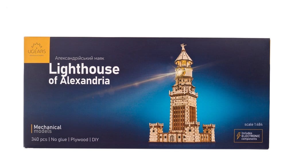 Ugears 3D Wooden Puzzle Lighthouse of Alexandria