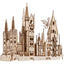Harry Potter 3D Wooden Puzzle Hogwarts Castle