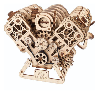 Ugears 3D Wooden Puzzle V8 Engine