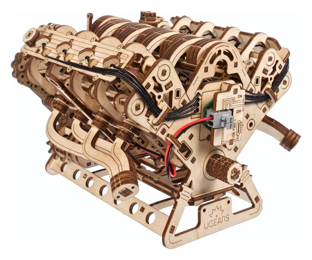Ugears 3D Wooden Puzzle V8 Engine