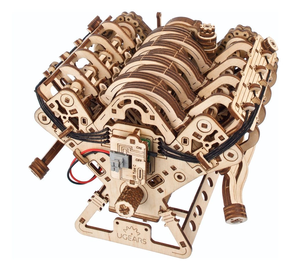 Ugears 3D Wooden Puzzle V8 Engine