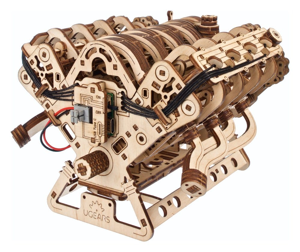 Ugears 3D Wooden Puzzle V8 Engine