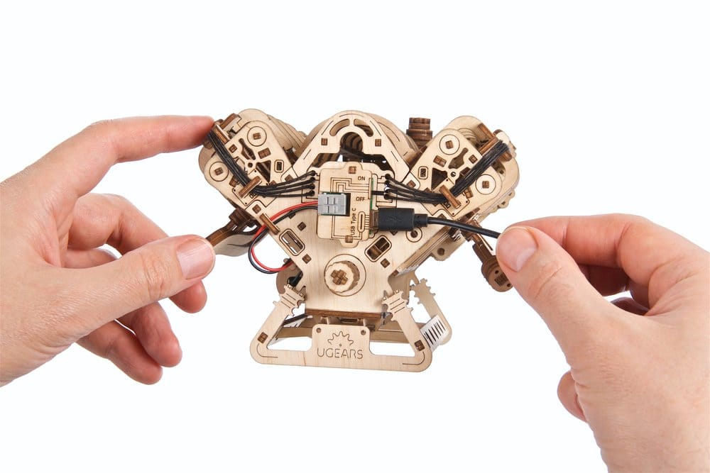 Ugears 3D Wooden Puzzle V8 Engine