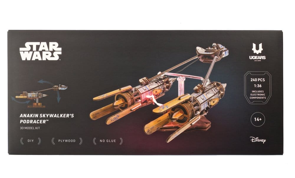 Star Wars 3D Wooden Puzzle Anakin Skywalker's Podracer