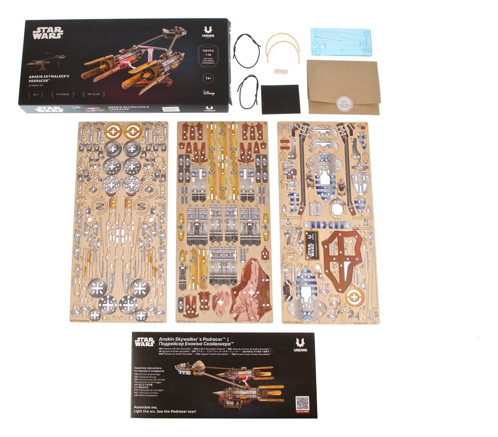 Star Wars 3D Wooden Puzzle Anakin Skywalker's Podracer