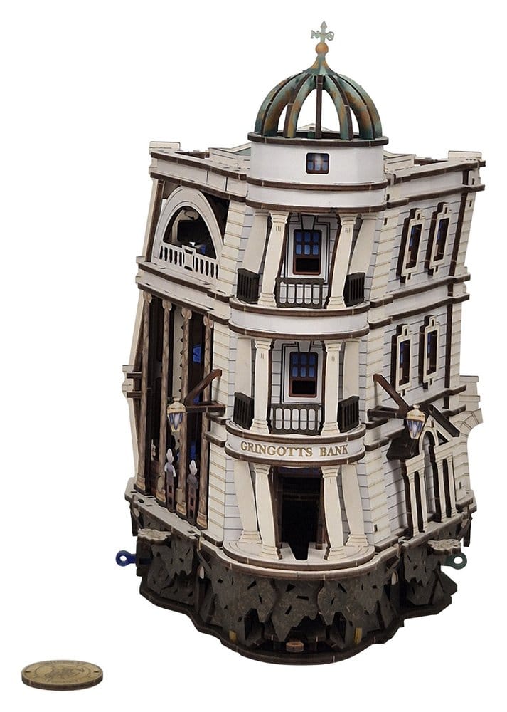 Harry Potter 3D Wooden Puzzle Gringotts Bank Marble Run