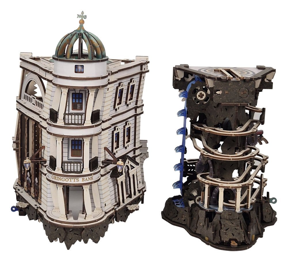 Harry Potter 3D Wooden Puzzle Gringotts Bank Marble Run