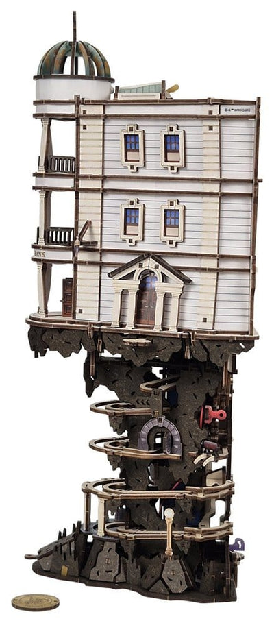 Harry Potter 3D Wooden Puzzle Gringotts Bank Marble Run