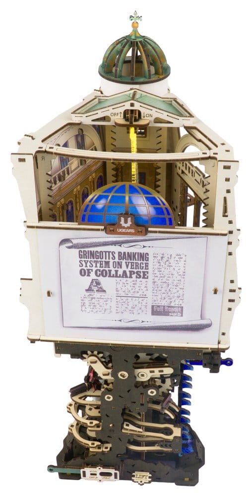 Harry Potter 3D Wooden Puzzle Gringotts Bank Marble Run