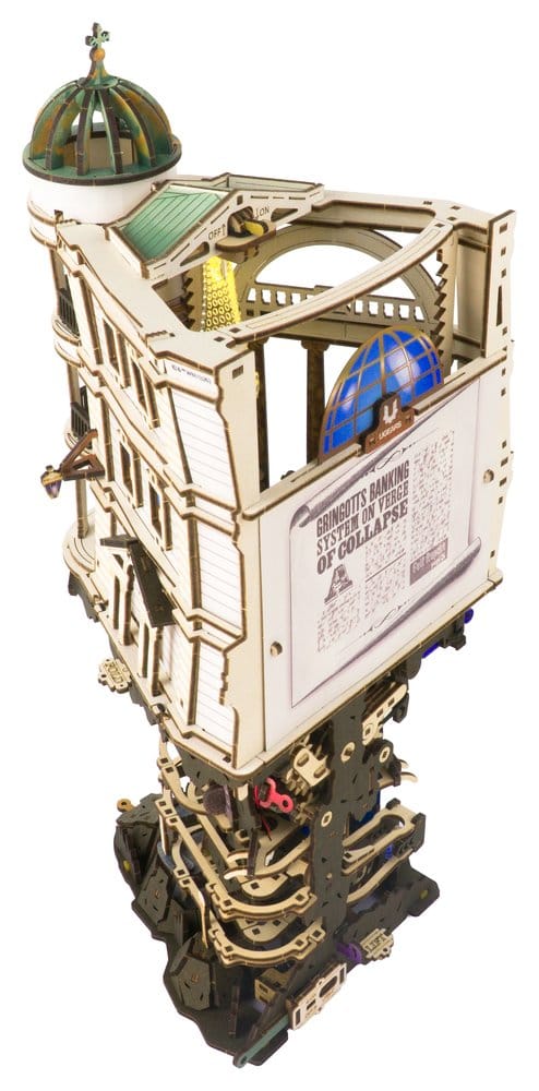 Harry Potter 3D Wooden Puzzle Gringotts Bank Marble Run