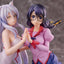 Nekomonogatari Monogatari Series PVC Statues Tsubasa Hanekawa Set (re-run) 19 cm