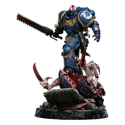 Warhammer 40,000: Space Marine 2 Statue 1/6 Lieutenant Titus Battleline Edition 63 cm - Damaged packaging